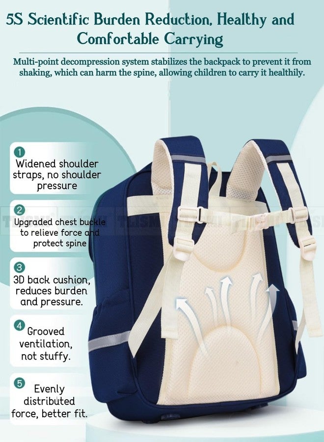 TLISMI Cute 3D Digital Cartoon Animated Hard Shell Backpack Lightweight Burden Reducing School Bag Water-Resistant Large Capacity Book Bag for Primary & Elementary School Students, Kids, Girls, Boys - Image 5